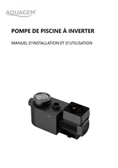 Aquagem InverStar IA23 Manuel D'installation Et D'utilisation