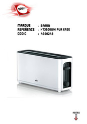 Braun PurEase HT 3100 Mode D'emploi