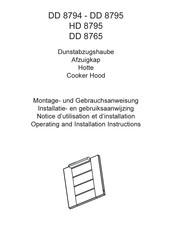 Aeg DD 8794 Notice D'utilisation Et D'installation