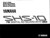 Yamaha SHS-10 Manuel D'instructions