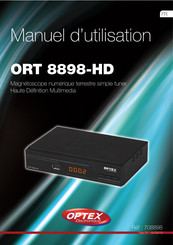 Optex ORT 8898-HD Manuel D'utilisation