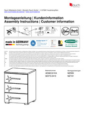 Rauch Base AD663.61K4 Instructions De Montage