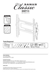 Sanus Classic MMT15 Manuel D'installation