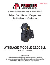 Premier Manufacturing 10004696 Guide D'installation