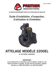 Premier Manufacturing 10004693 Guide D'installation