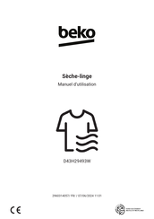 Beko D43H29493W Manuel D'utilisation