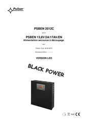 Pulsar BLACK POWER PSBEN 2012C Mode D'emploi