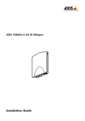 Axis TU8002-E Guide D'installation