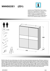 Forte WNNS823E1 ZD1 Notice De Montage