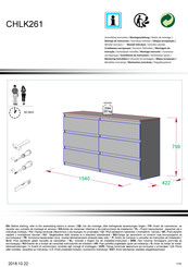 Forte CHLK261 Notice De Montage