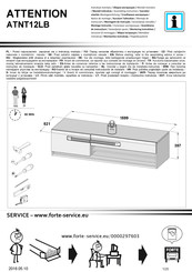 Forte ATTENTION ATNT12LB Notice De Montage