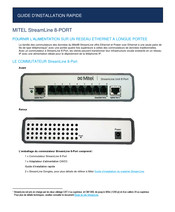 Mitel StreamLine Série Guide D'installation Rapide