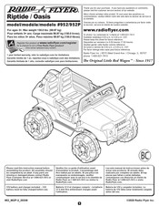 Radio Flyer Riptide Instructions De Montage