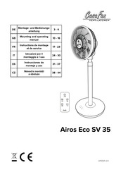 CasaFan Airos Eco SV 35 Instructions De Montage Et De Service