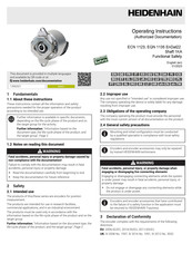 HEIDENHAIN ECN 1123 EnDat22 Mode D'emploi