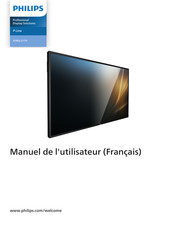 Philips P Série Manuel De L'utilisateur