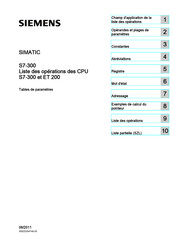 Siemens ET 200 Mode D'emploi