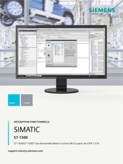 Siemens SIMATIC S7-1500T Mode D'emploi