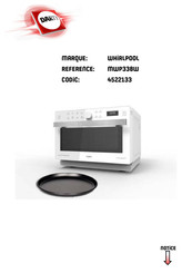 Whirlpool MWP338W Guide Rapide