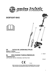 Elem Garden Technic DCBT52XT-BAG Instructions D'origine