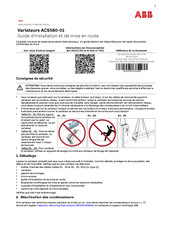 Abb ACS580-01 Guide D'installation Et De Mise En Route