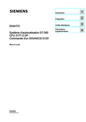 Siemens SIMATIC CPU 317T-2 DP Mise En Route