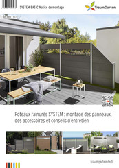 TraumGarten SYSTEM BASIC Notice De Montage