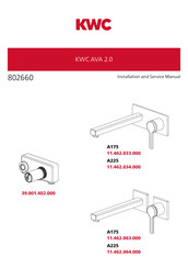 KWC AVA 2.0 39.001.402.000 Manuel D'installation Et D'entretien