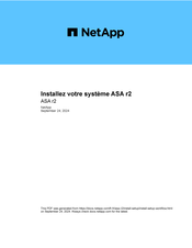 NetApp ASA r2 Mode D'emploi