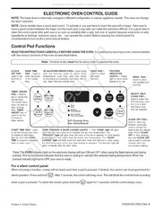 Frigidaire CFEF358EB3 Guide