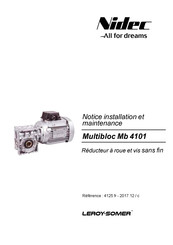 Leroy Somer Nidec Multibloc Mb 4101 Notice D'installation