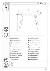 byLIVING CADDY 60 Instructions De Montage