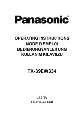 Panasonic TX-39EW334 Mode D'emploi