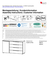 Rauch Monostar AC381.674G Instructions De Montage