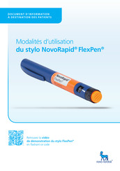 Novo Nordisk NovoRapid FlexPen Mode D'emploi