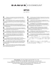 Sanus VisionMount MT25 Mode D'emploi