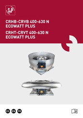 S&P ECOWATT PLUS CRHB-CRVB 400-630 N Manuel D'utilisation