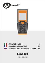 Sonel LMW-100 Manuel D'utilisateur