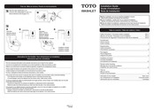 Toto WASHLET S550E Guide D'installation