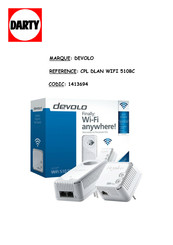 Devolo CPL DLAN WIFI 510BC Mode D'emploi