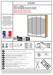 SCIAE AVEIRO 0838 ARMOIRE 4PG 22CB5440 Instructions De Montage