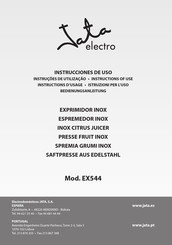 Jata electro EX544 Instructions D'usage