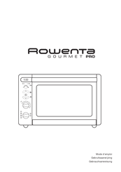 Rowenta GOURMET PRO OR908170 Mode D'emploi