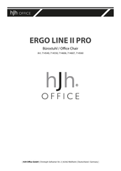 hjh OFFICE ERGO LINE II PRO 714540 Instructions De Montage