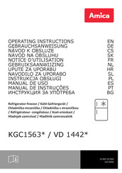 Amica VD 1442 Série Notice D'utilisation