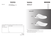 Toto Washlet TCF802C2G Mode D'emploi