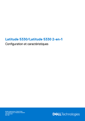 Dell Latitude 5330 2-in-1 Configuration Et Caractéristiques