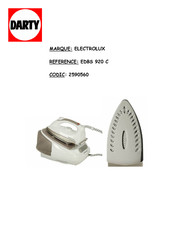 Electrolux EDBS920C Manuel D'utilisation