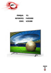 TCL F40S5906 Notice