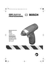 Bosch 3 601 J09 0 Instructions D'emploi